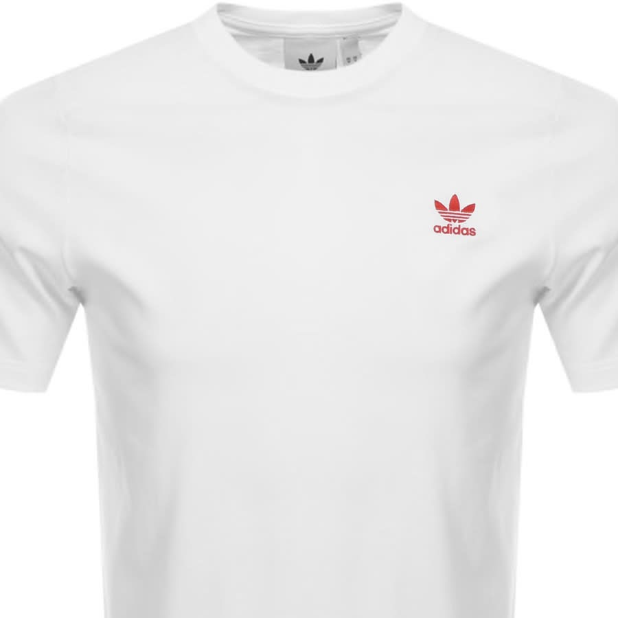 Alternative Image for Productadidas Originals Essential T Shirt White2